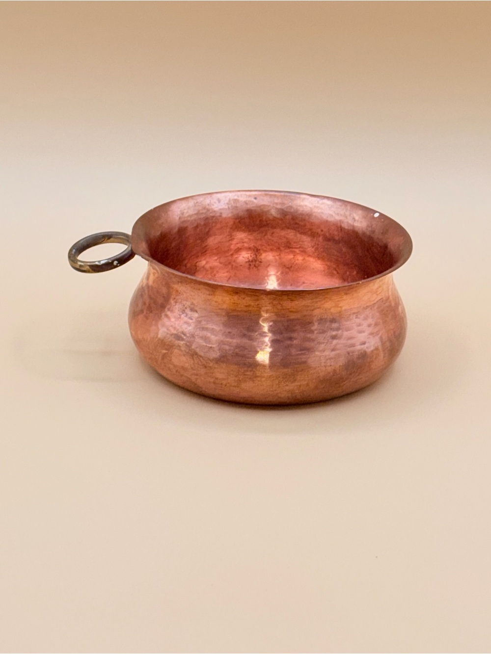 1950's Zint Handorbeit By Eugen Zint Hammered Copper Bowl Germany